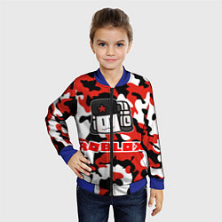 Бомбер детский ROBLOX, цвет: 3D-синий — фото 2