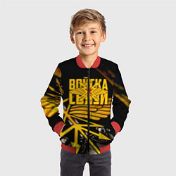 Бомбер детский Войска связи, цвет: 3D-красный — фото 2