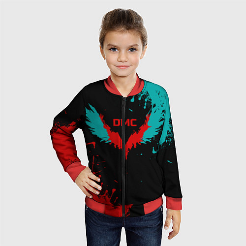 Детский бомбер DMC / 3D-Красный – фото 4