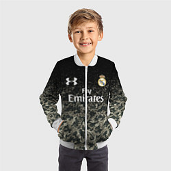 Бомбер детский Real Madrid, цвет: 3D-белый — фото 2
