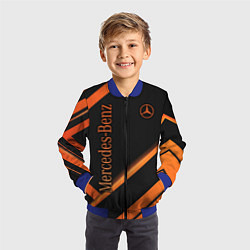 Бомбер детский Mercedes-Benz, цвет: 3D-синий — фото 2