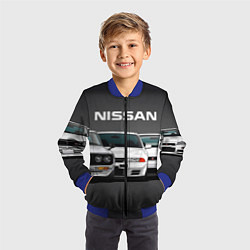 Бомбер детский NISSAN, цвет: 3D-синий — фото 2