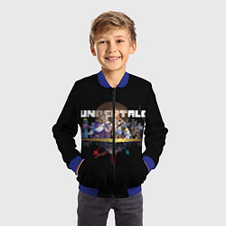 Бомбер детский Undertale, цвет: 3D-синий — фото 2
