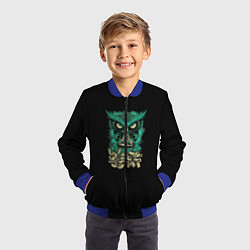 Бомбер детский Owl 1, цвет: 3D-синий — фото 2