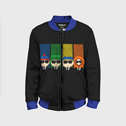 Бомбер детский South Park, цвет: 3D-синий