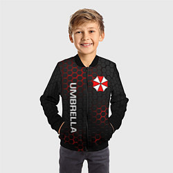 Бомбер детский UMBRELLA CORP, цвет: 3D-черный — фото 2