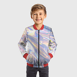 Бомбер детский Фольга, цвет: 3D-красный — фото 2