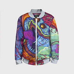 Бомбер детский HYPERBEAST, цвет: 3D-серый