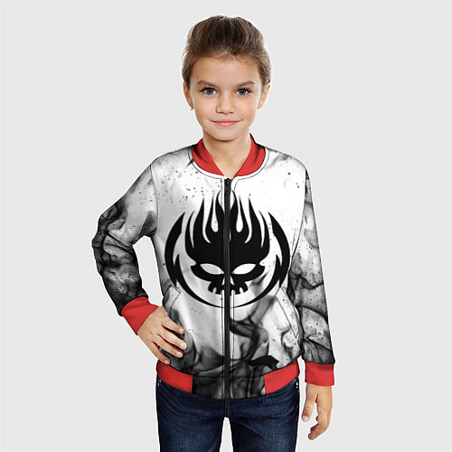 Детский бомбер THE OFFSPRING / 3D-Красный – фото 4