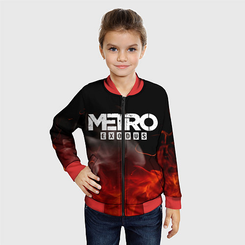 Детский бомбер METRO EXODUS / 3D-Красный – фото 4