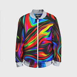 Бомбер детский ABSTRACT, цвет: 3D-серый