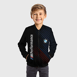 Бомбер детский BMW PERFORMANCE, цвет: 3D-черный — фото 2