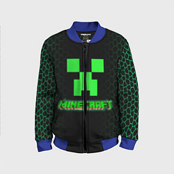 Бомбер детский Minecraft, цвет: 3D-синий
