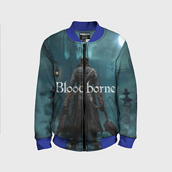 Бомбер детский Bloodborne, цвет: 3D-синий