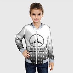 Бомбер детский Mercedes-Benz, цвет: 3D-серый — фото 2