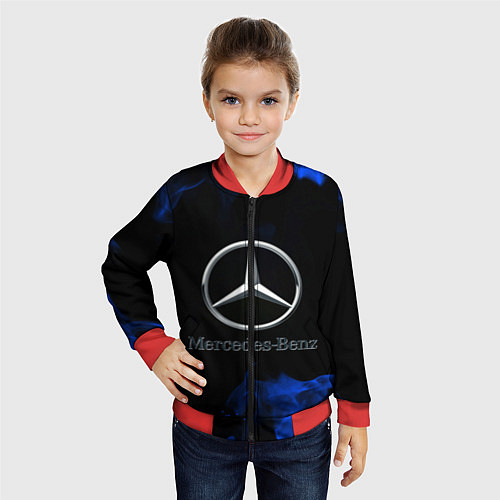 Детский бомбер Mercedes / 3D-Красный – фото 4