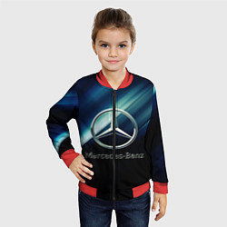 Бомбер детский Mercedes, цвет: 3D-красный — фото 2