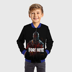 Бомбер детский Fortnite Black Knight, цвет: 3D-синий — фото 2
