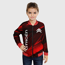 Бомбер детский CITROEN, цвет: 3D-красный — фото 2
