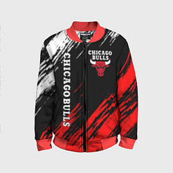 Бомбер детский CHICAGO BULLS, цвет: 3D-красный