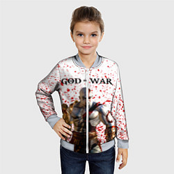 Бомбер детский GOD OF WAR, цвет: 3D-серый — фото 2