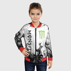 Бомбер детский MONSTER ENERGY, цвет: 3D-красный — фото 2