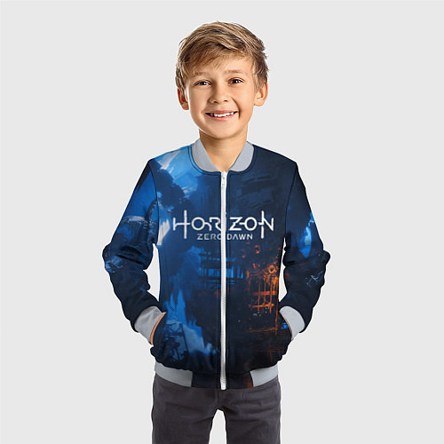 Детский бомбер HORIZON ZERO DAWN / 3D-Серый – фото 3