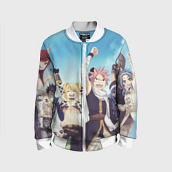 Бомбер детский FAIRY TAIL ХВОСТ ФЕИ, цвет: 3D-белый