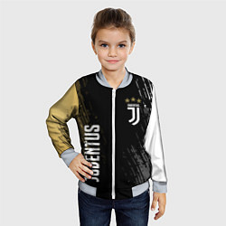 Бомбер детский JUVENTUS, цвет: 3D-серый — фото 2