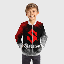 Бомбер детский Sabaton, цвет: 3D-белый — фото 2