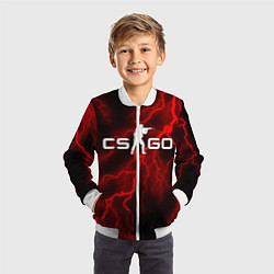 Бомбер детский COUNTER STRIKE, цвет: 3D-белый — фото 2