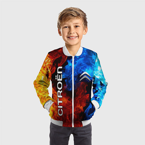 Детский бомбер CITROEN / 3D-Белый – фото 3