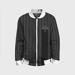 Бомбер детский The umbrella academy Z, цвет: 3D-белый