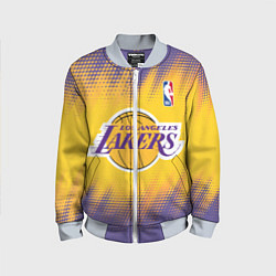 Бомбер детский Los Angeles Lakers, цвет: 3D-серый