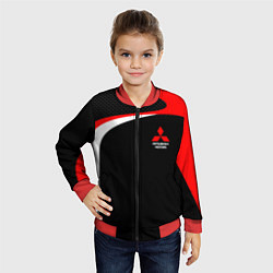 Бомбер детский EVO Racer uniform, цвет: 3D-красный — фото 2