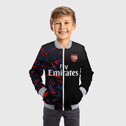 Бомбер детский ARSENAL UNIFORM 2020, цвет: 3D-серый — фото 2