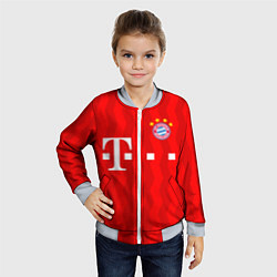 Бомбер детский FC Bayern Munchen, цвет: 3D-серый — фото 2