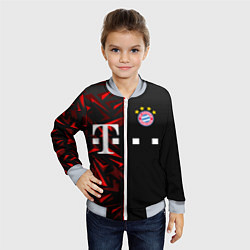 Бомбер детский FC Bayern Munchen Форма, цвет: 3D-серый — фото 2