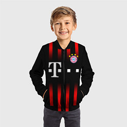 Бомбер детский FC Bayern Munchen, цвет: 3D-черный — фото 2