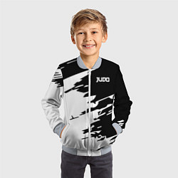 Бомбер детский Judo, цвет: 3D-серый — фото 2