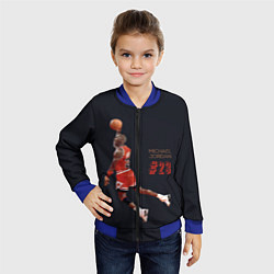 Бомбер детский MICHAEL JORDAN, цвет: 3D-синий — фото 2