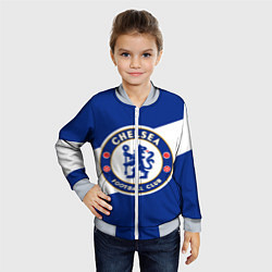 Бомбер детский Chelsea SPORT, цвет: 3D-серый — фото 2