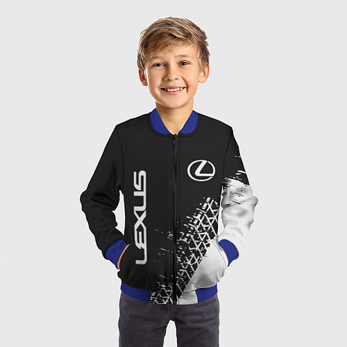 Детский бомбер LEXUS ЛЕКСУС / 3D-Синий – фото 3