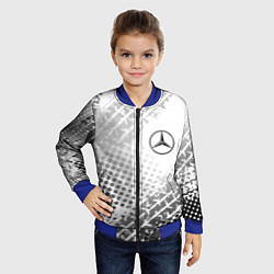 Бомбер детский Mercedes-Benz, цвет: 3D-синий — фото 2