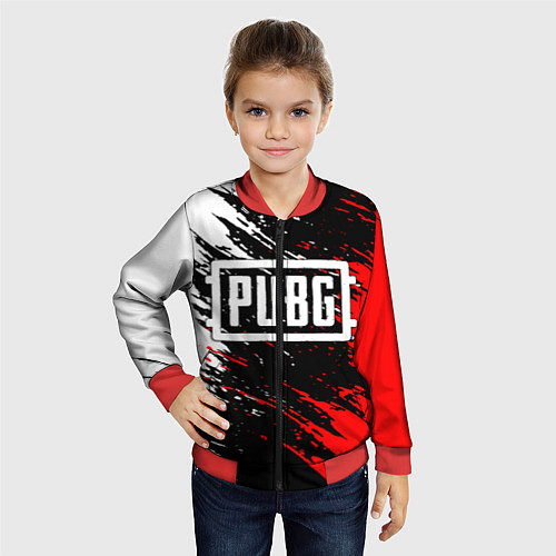 Детский бомбер PUBG / 3D-Красный – фото 4