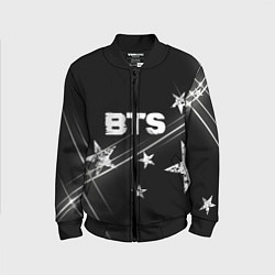 Бомбер детский BTS бойбенд Stars, цвет: 3D-черный