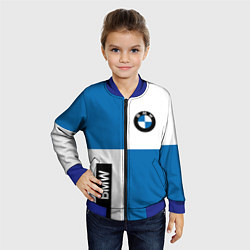 Бомбер детский BMW, цвет: 3D-синий — фото 2