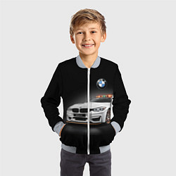 Бомбер детский Safety car, цвет: 3D-серый — фото 2