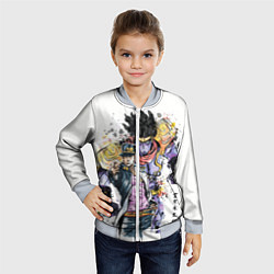 Бомбер детский JOJO, цвет: 3D-серый — фото 2