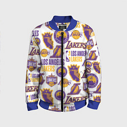 Бомбер детский LAKERS LOGO, цвет: 3D-синий
